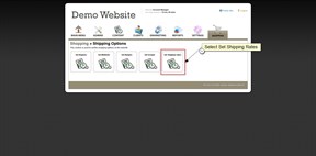 E. Set Shipping Rates