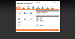 Activity Notifications area in Main Menu  