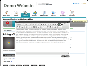 Select Film Strip Icon