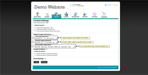 Default image dimensions