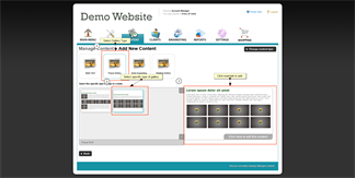 Select type of gallery