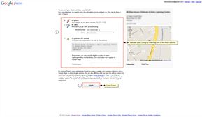 Validate your listing then click finish