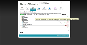 Step C.5- Editing a folder 
