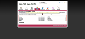 Step 8 - Match the columns to the client fields