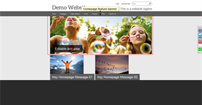 Homepage feature banner