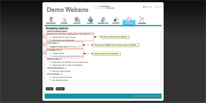 Shopping Cart Options