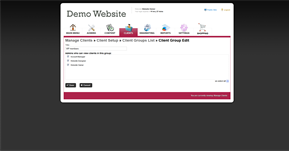 Part A: Create New Client Group