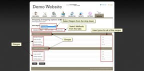 E. Set Shipping Rates | Steps E1-5