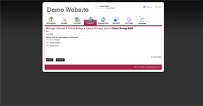 Part A: Create New Client Group
