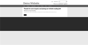 User sees confirmation message when opting in