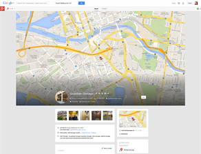 Example of a Google Places Page - Self Storage Melbourne
